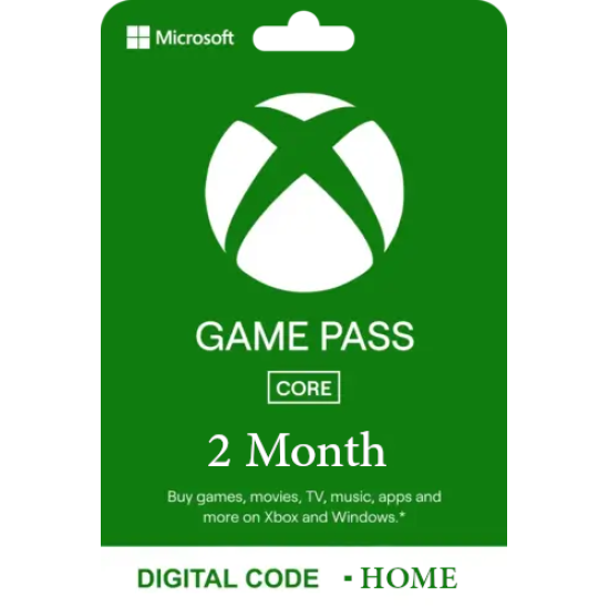 Xbox Game Pass for Console: 2 Month Membership - Home -  [Digital Code]