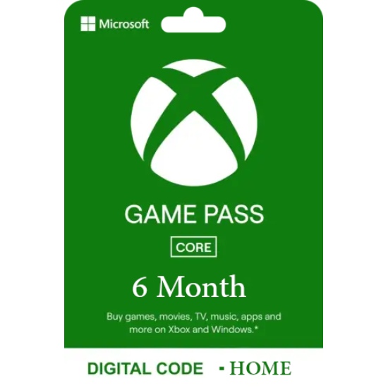Xbox Game Pass for Console: 6 Month Membership - Home -  [Digital Code]