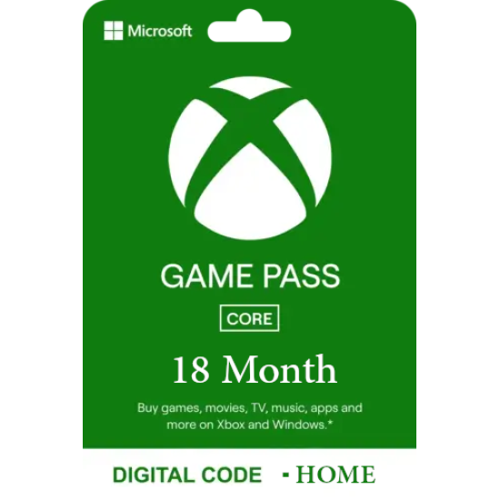 Xbox Game Pass for Console: 18 Month Membership - Home -  [Digital Code]