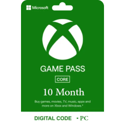 Xbox Game Pass for Console: 10 Month Membership - PC -  [Digital Code]