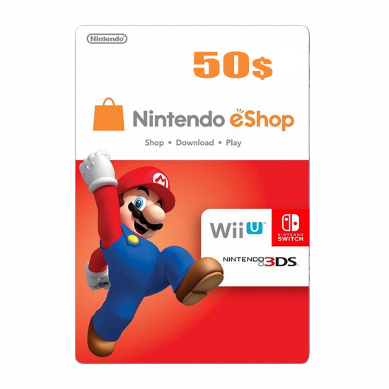 Nintendo E-Shop 50 USD Card