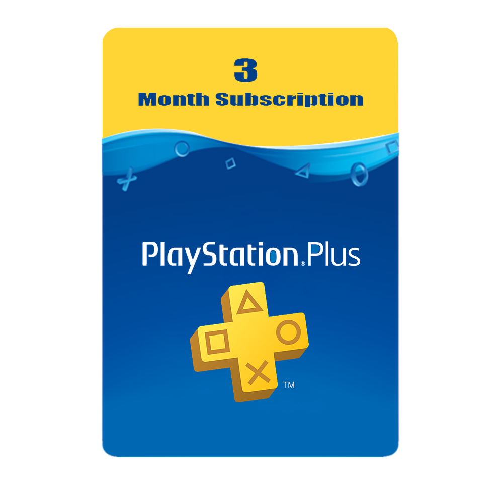 playstation plus 3 month card