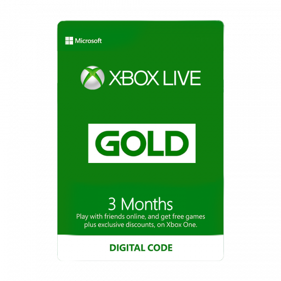 xbox gold for 3 months