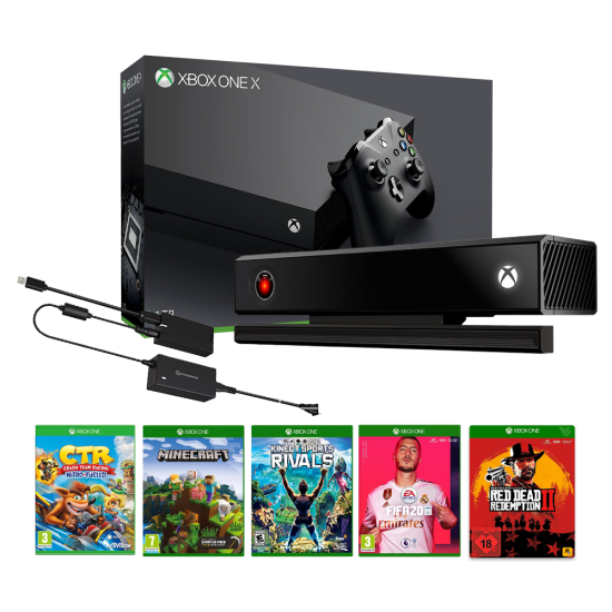 Xbox One X 1Tb & Offline package & Kinect Sensor & Kinect adaptor