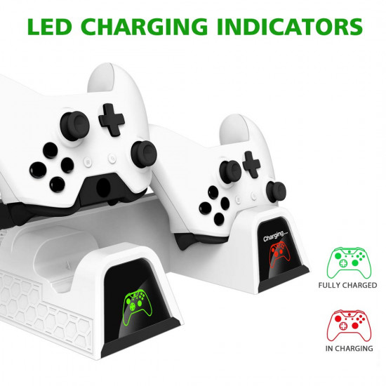 OIVO Vertical Cooling Stand Charging Station LED Fan